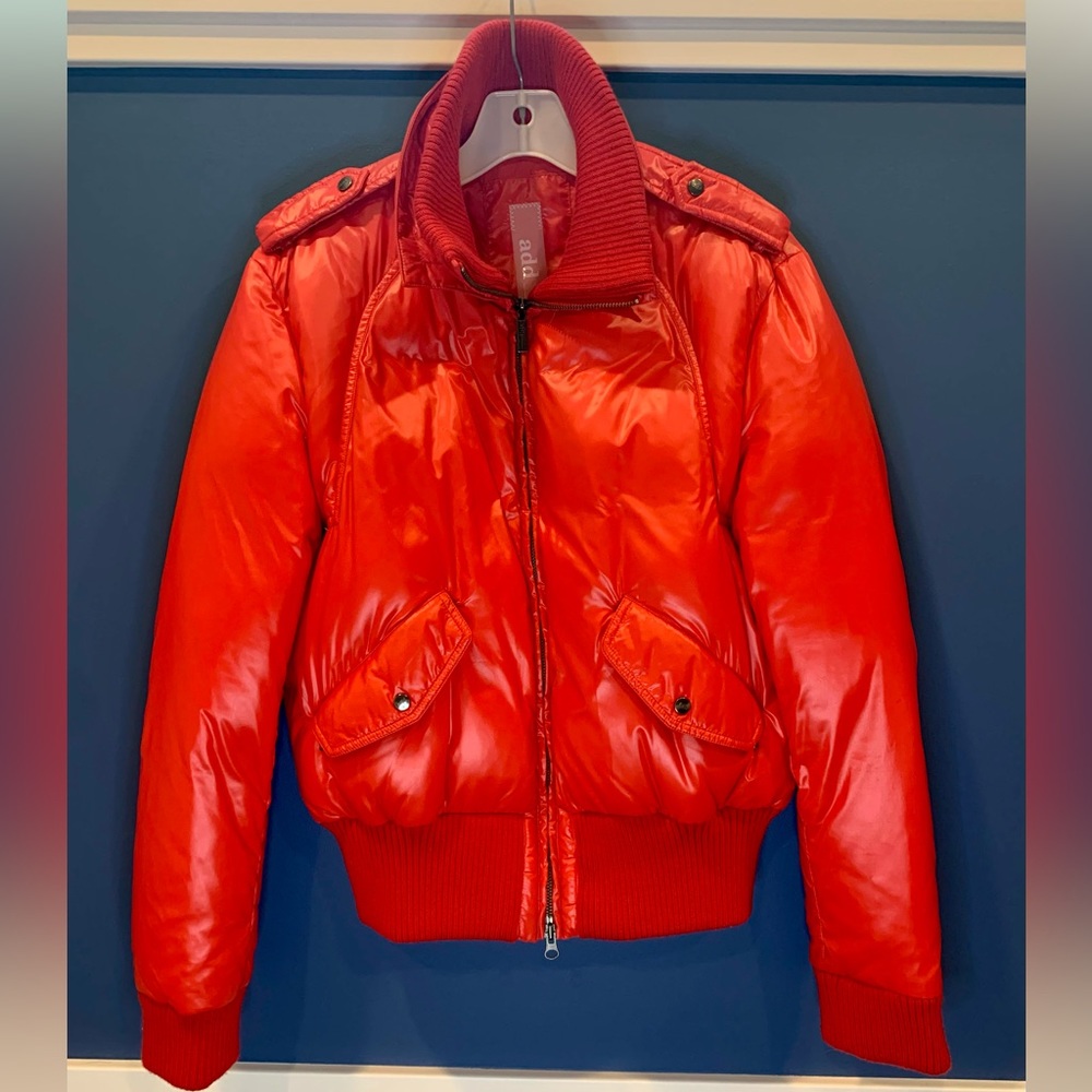 Red Down Puffer Jacket. Brand: add Down